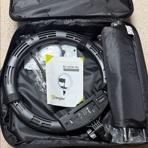 Black LED Ring Light Kit